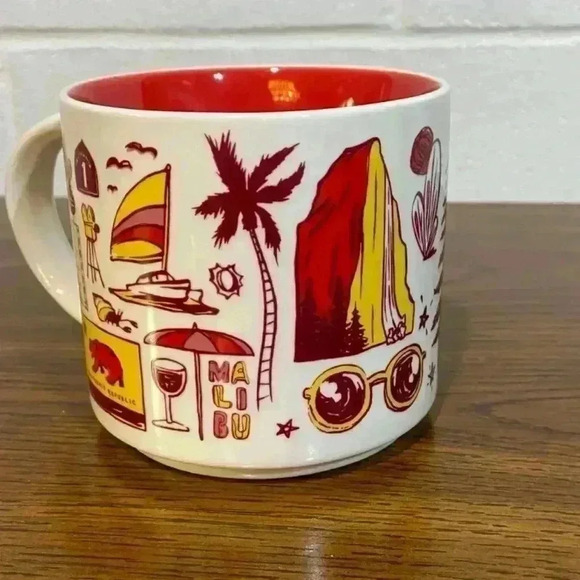 Starbucks HAWAII/CALIFORNIA"Been‎ There Series" Across the Globe Coffee Mug Set - Picture 10 of 13